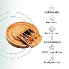 Fair Juego de Tablas y Cuchillos de Bambú Bambuchop