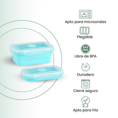 Fair Lonchera de Silicona Plegable