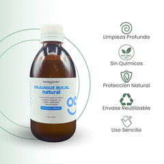 BambooSmile Enjuague Bucal Natural 250ml - Frescura y Cuidado Ecológico