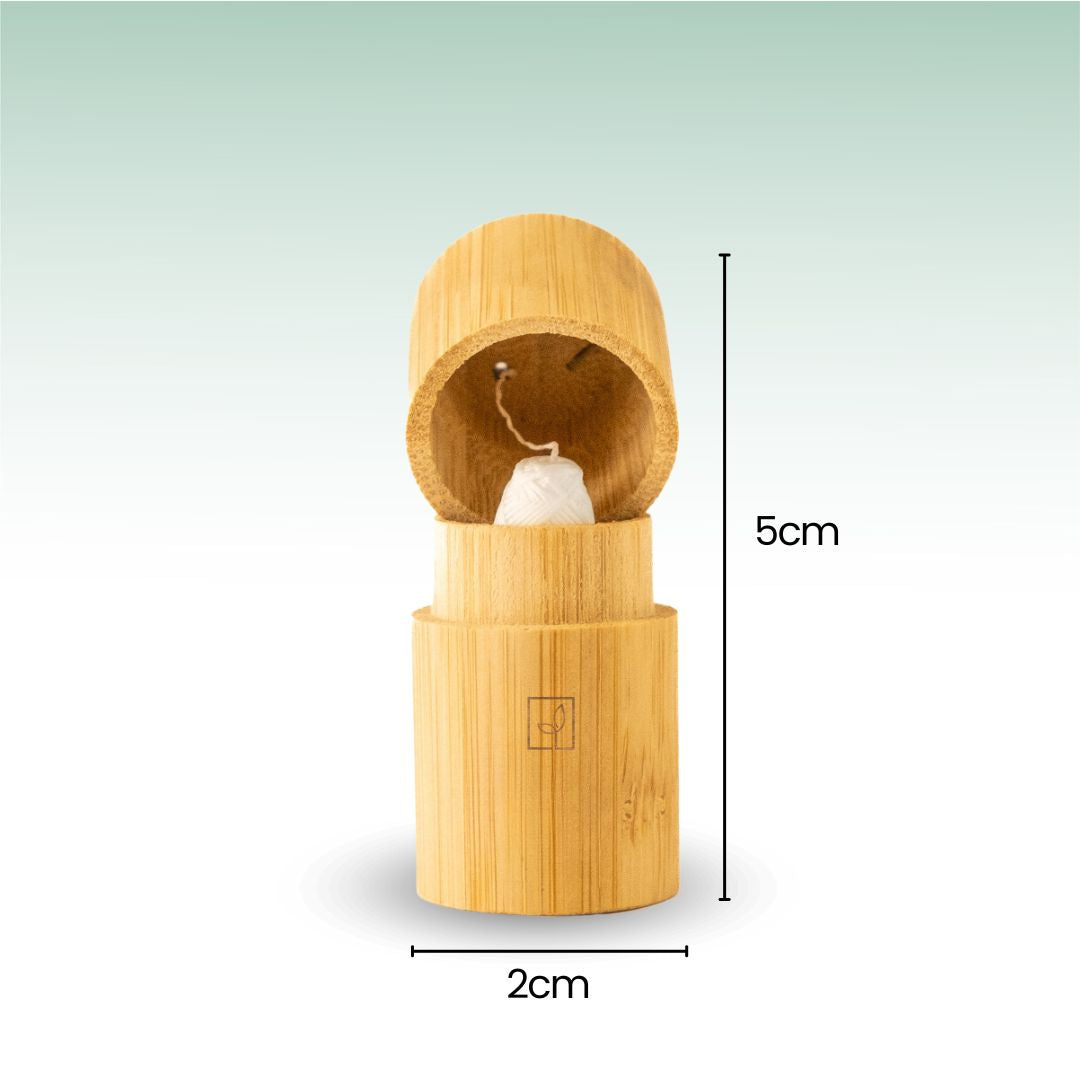 Fair Hilo dental biodegradable envase bambú