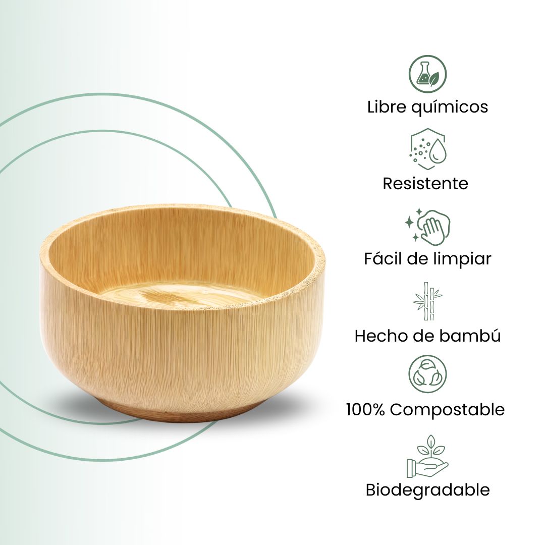 Fair Bowl de Bambú Cuenco Redondo Eco Mix