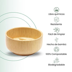 Fair Bowl de Bambú Cuenco Redondo Eco Mix