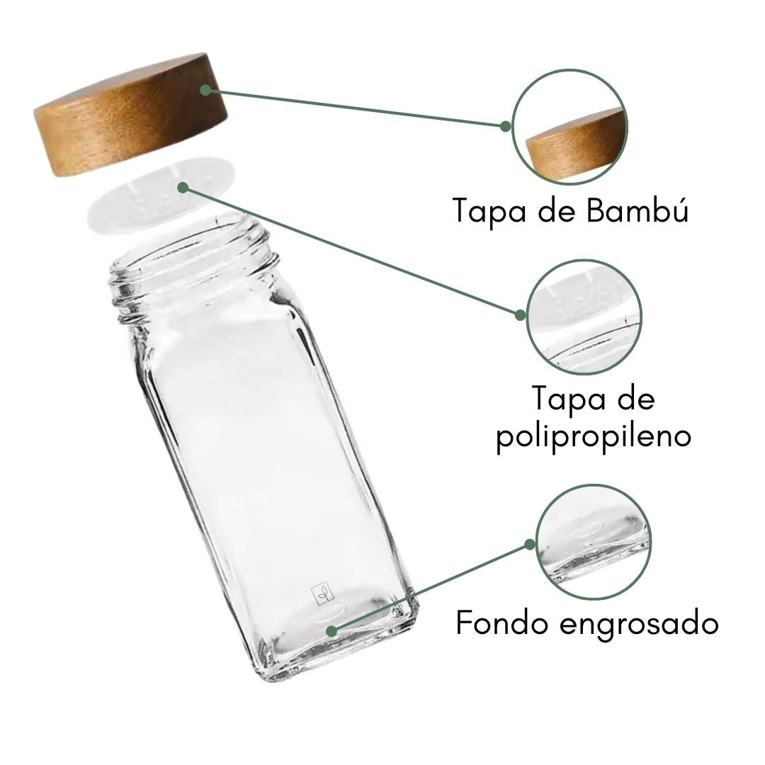 Fair Recipientes de Vidrio para Especies