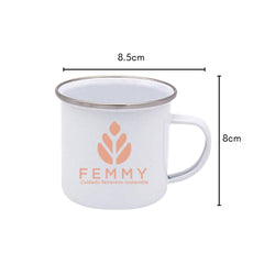 Femmy Taza Esmaltada Esterilizar La Copa o Infusiones