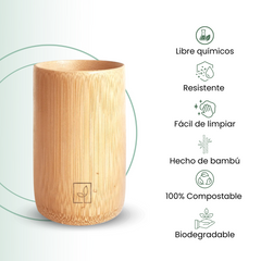 Fair Taza de bambú Tempi 12x8cm