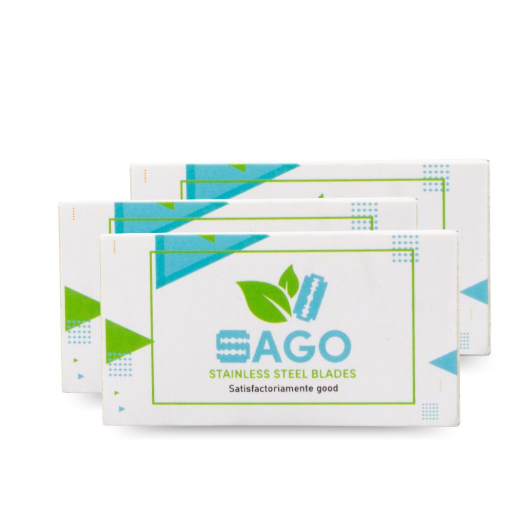 Sago Hoja de Afeitar Sago Premiun x100