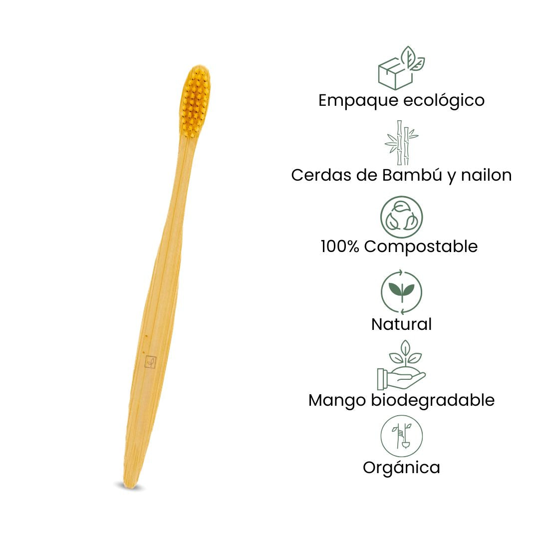 Fair Cepillo de dientes de bambú X6