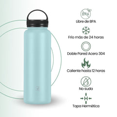 Fair Botella Sport Térmica de Acero Inoxidable 1200ML Celeste