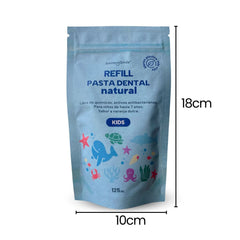 BambooSmile Refill Pasta Dental Natural 125ml - Recarga Ecológica y Sostenible