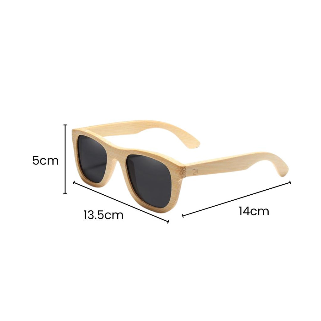 Fair Gafas De Bambú Original Protección UV 400 Negro