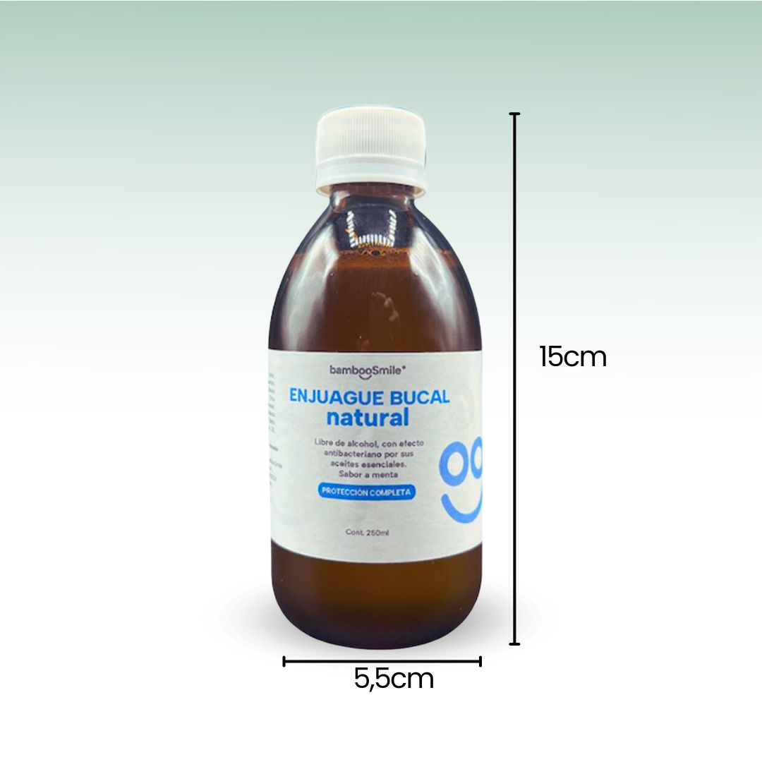 BambooSmile Enjuague Bucal Natural 250ml - Frescura y Cuidado Ecológico