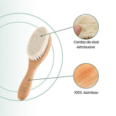 Fair Cepillo de Cabello Bambú Extra Suave
