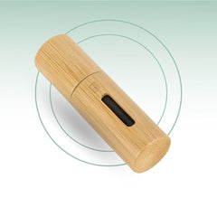 Fair Contenedor de Bambú para Perfume 3ml con Envase Interno de Vidrio