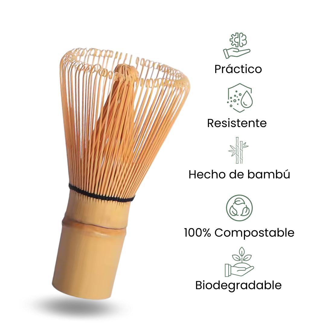 Fair Batidor de Matcha de Bambú Imagen secundaria del producto