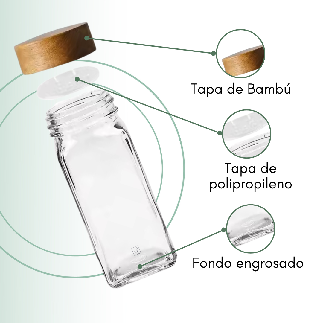 Fair Recipientes de Vidrio para Especies
