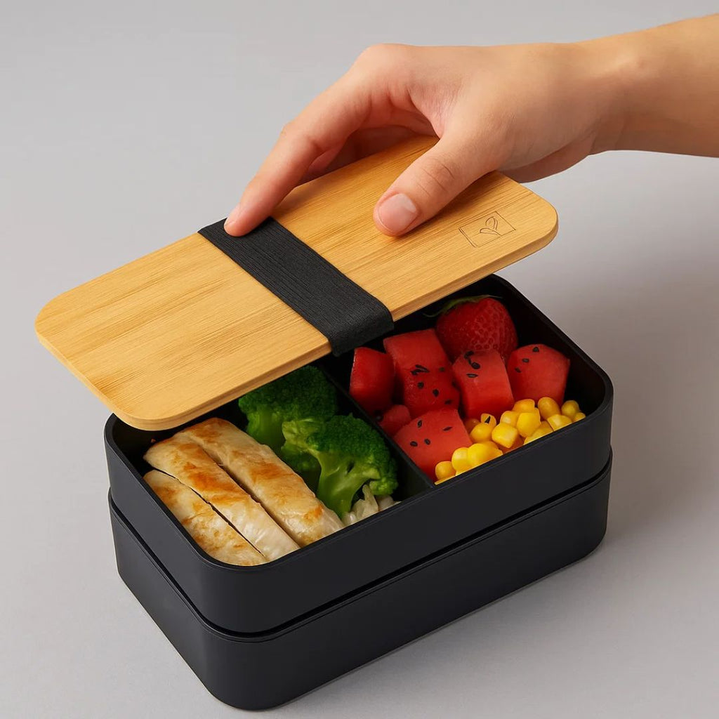 Fair Lonchera Bento Box bamboo 2000ml