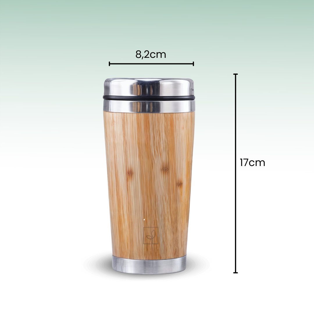 Fair Vaso de bambú Térmica Tribu de 450 ml
