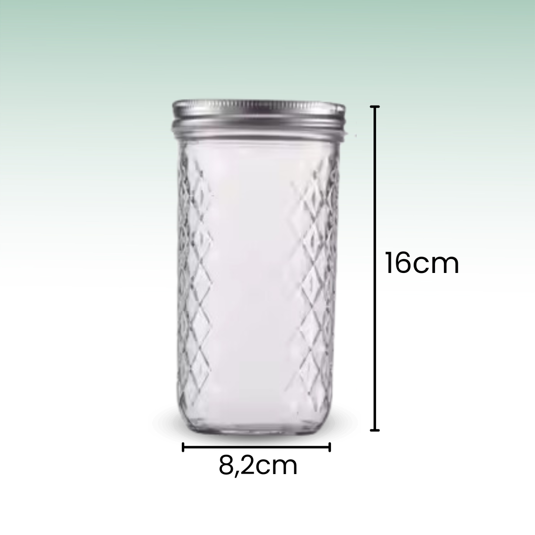 Fair Envases de Vidrio Tapa de Metal 450ml