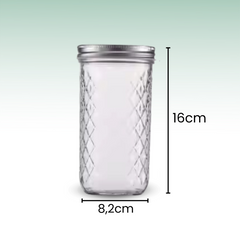 Fair Envases de Vidrio Tapa de Metal 450ml