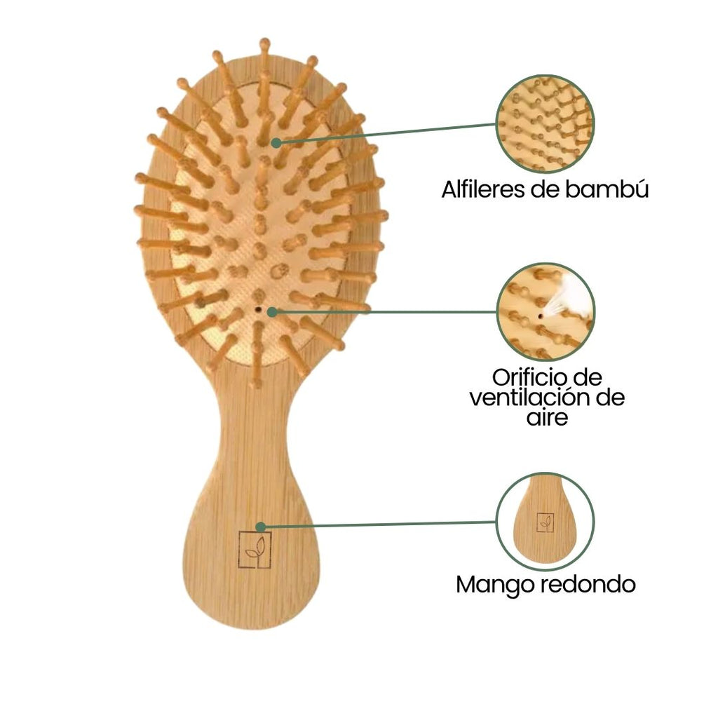 Fair Cepillo de Cabello Bambú Pequeño