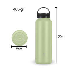 Fair Botella Sport Térmica de Acero Inoxidable 1200ML Menta