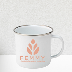 Femmy Taza Esmaltada Esterilizar La Copa o Infusiones