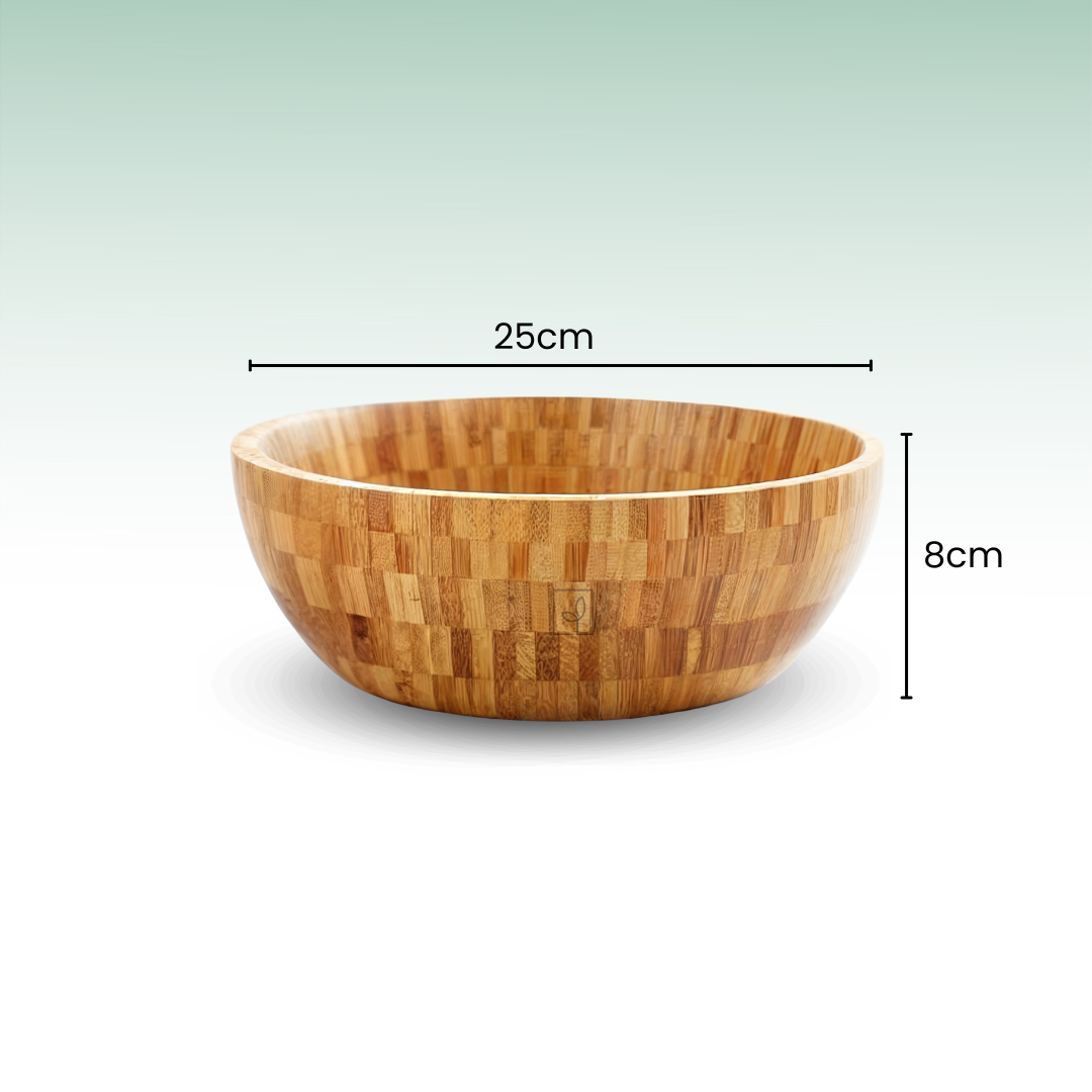Fair Bowl Redondo de Bambú Ecosazon 25x8cm