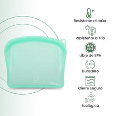 Fair Bolsa de Silicona Reutilizable 1200ML