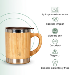 Fair Vaso de Bambú Térmica HidraCup de 330ml