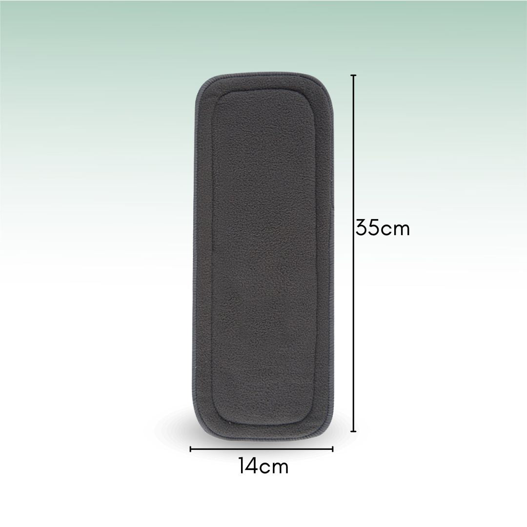 Fair Inserto Pañal Absorbente Microfibra 5 Capas Carbón