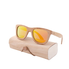 Fair Gafas De Bambú Original Protección UV 400 Naranja