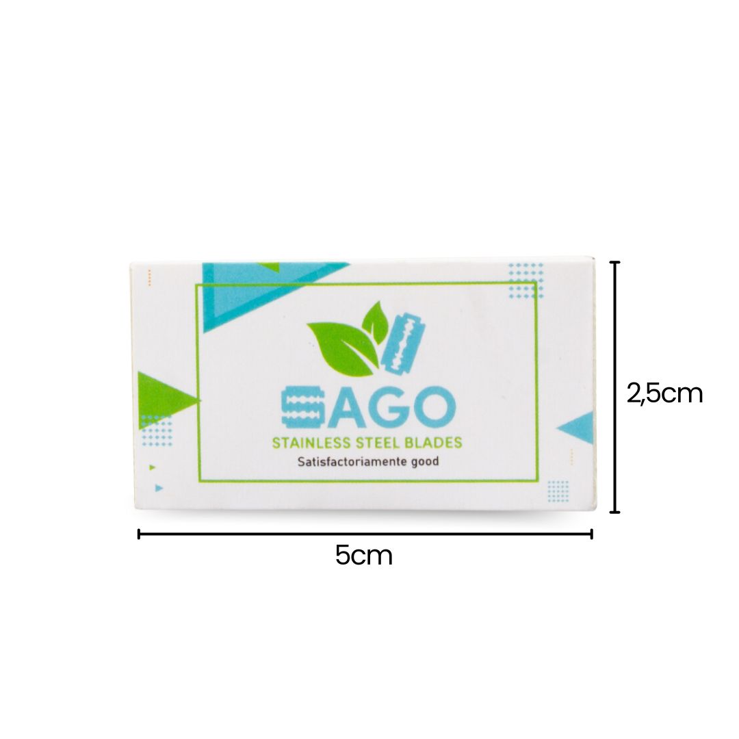 Sago Hoja de Afeitar Sago Premiun x100