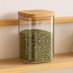 Fair Envases de Vidrio Tapa Bambú 800ml