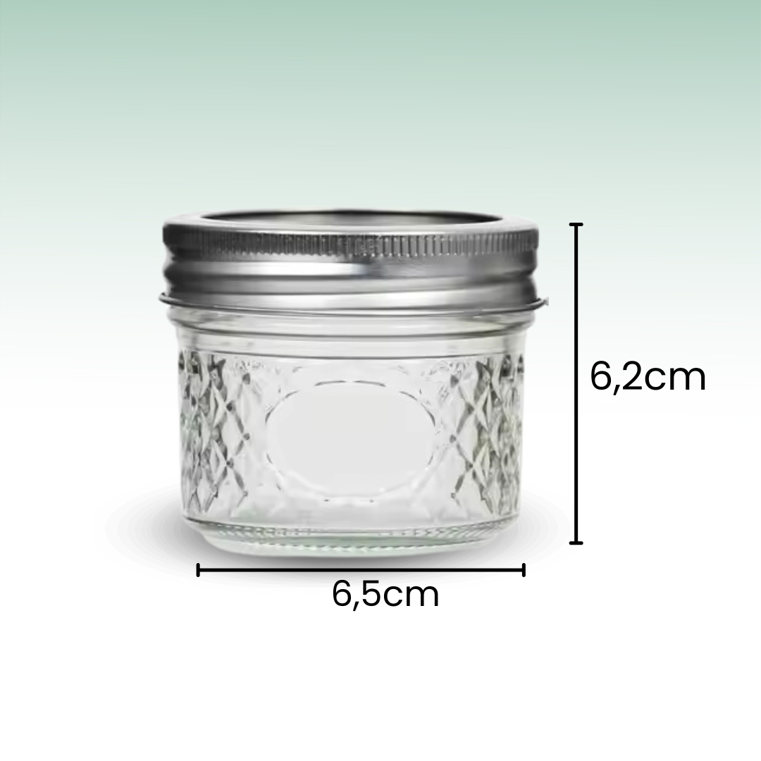 Fair Envases de Vidrio Tapa de Metal 120ml