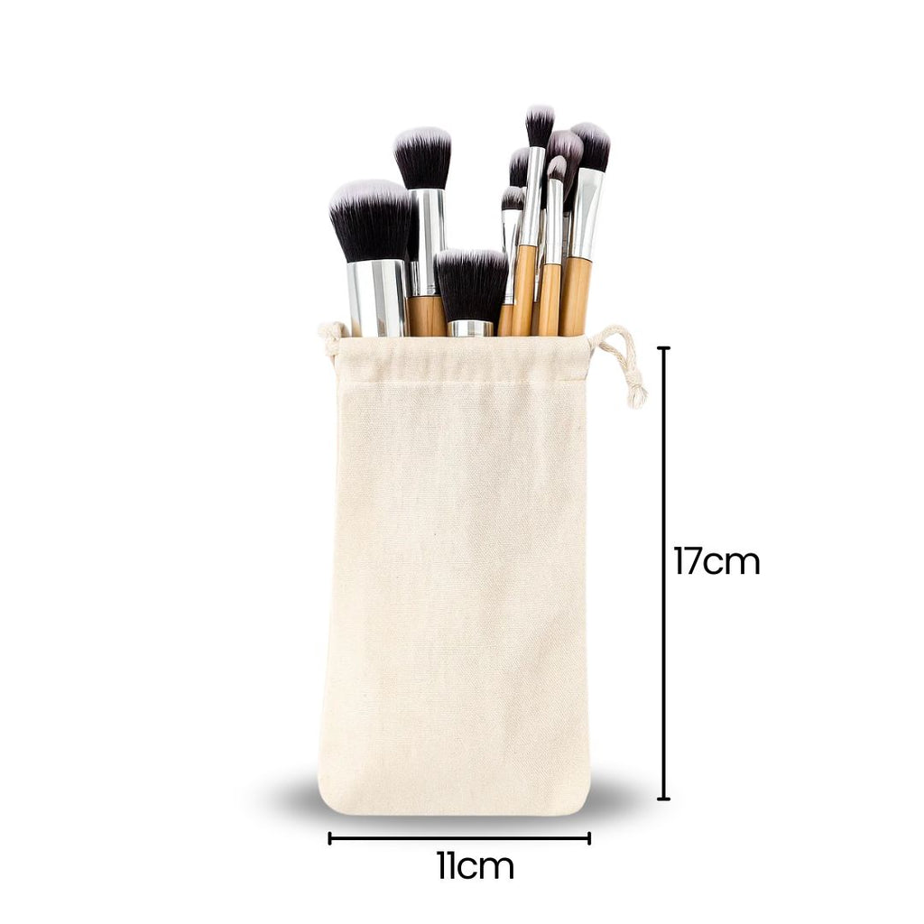 Fair Brochas de Maquillaje de Bambú Set 11pcs