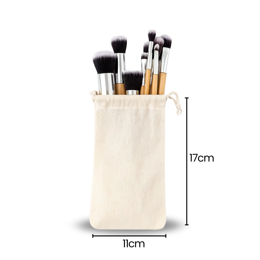 Fair Brochas de Maquillaje de Bambú Set 11pcs