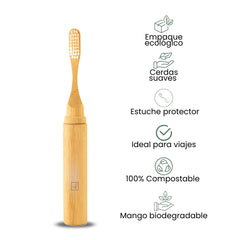 Fair Cepillo Dental de Bambú Portable
