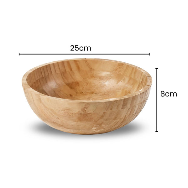 Fair Bowl Redondo de Bambú Ecosazon 25x8cm