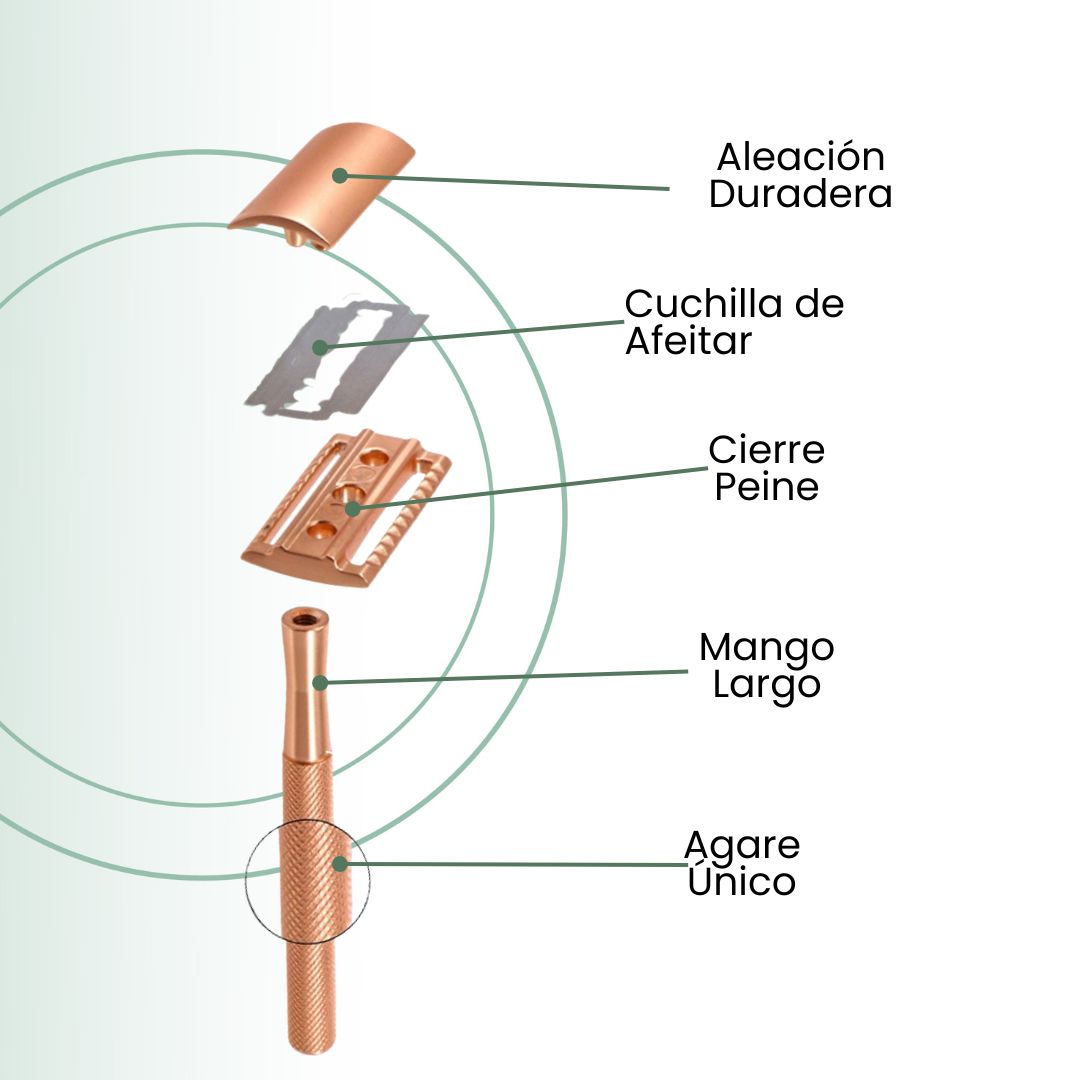 Fair Rasuradora PREMIUN de Acero Inoxidable Reutilizable