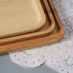 Fair Juego de Platos de Bambú de Cena Rectangular