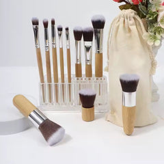 Fair Brochas de Maquillaje de Bambú Set 11pcs