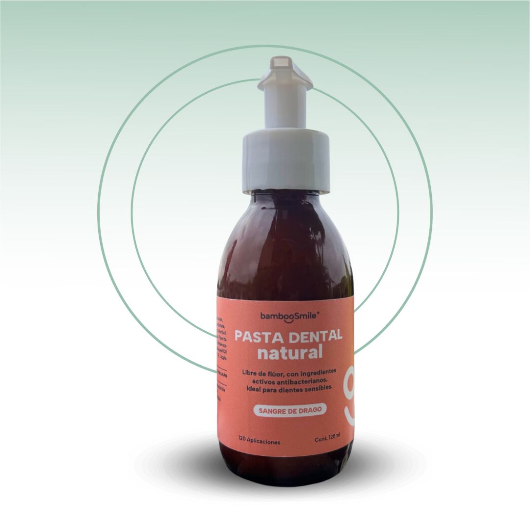 BambooSmile Pasta Dental Natural 125ml - Cuidado Bucal Ecológico y Vegano