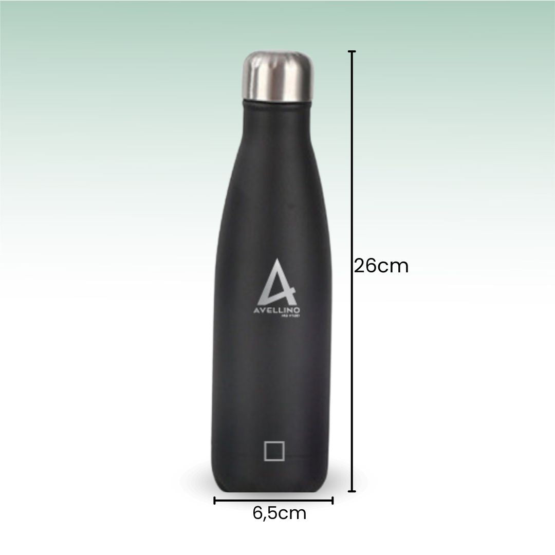 Fair Botella Cola Térmica de Acero Inoxidable 500ML (Medio litro) PERSONALIZABLE SIN LOGO FAIR