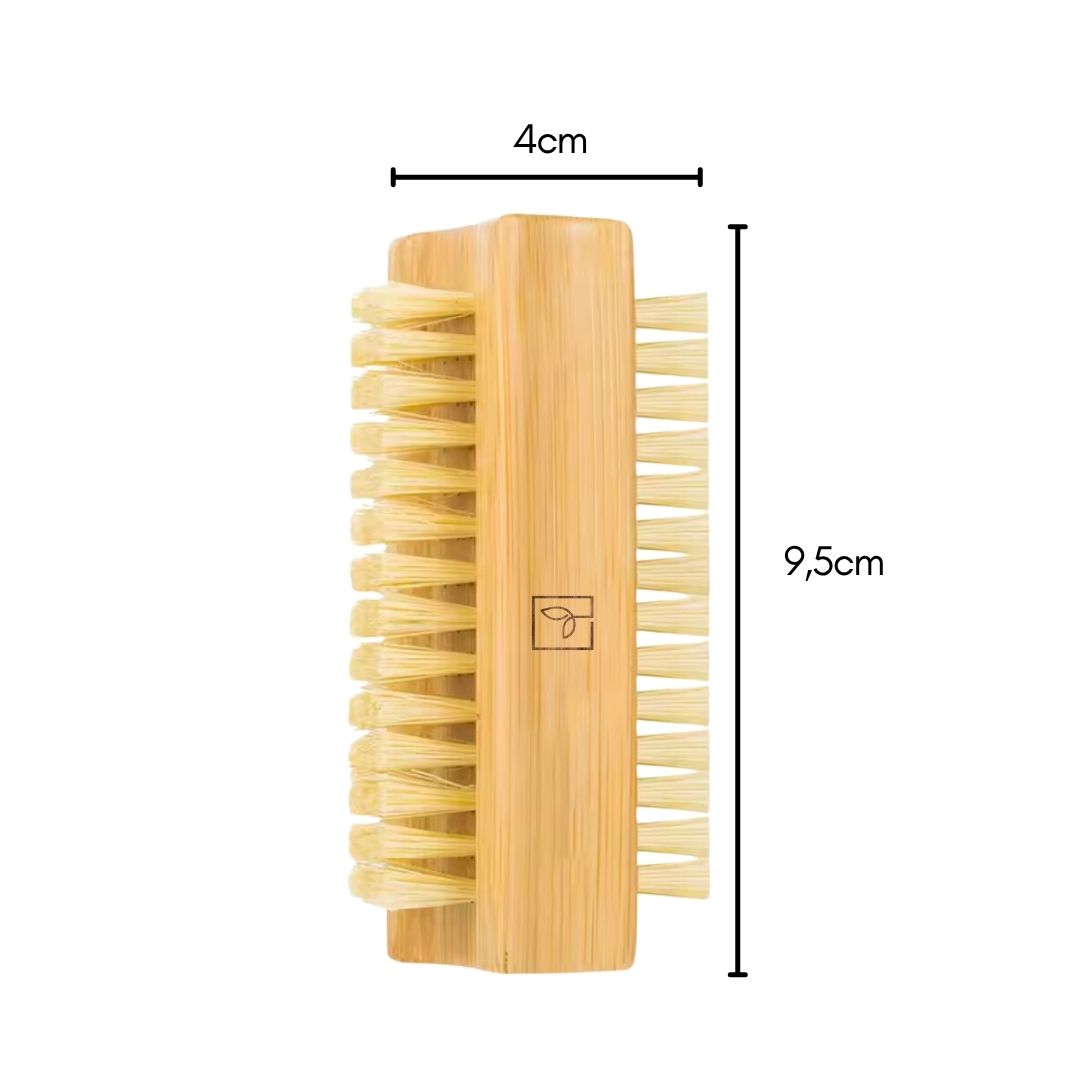 Fair Cepillo para Manos y Uñas con Mango de Bambú y Cerdas de Sisal