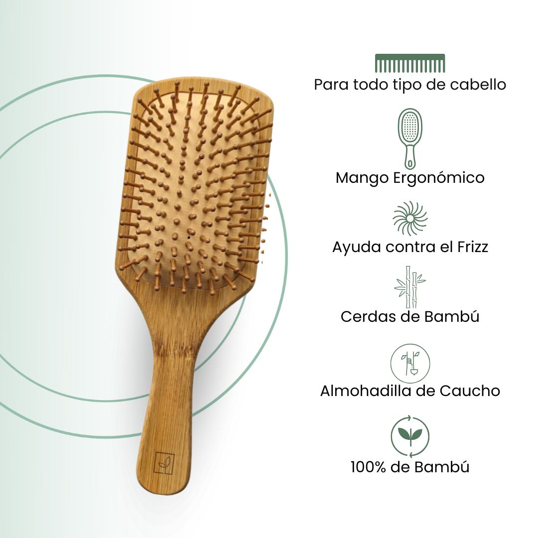 Fair Cepillo de Cabello Bambú Grande