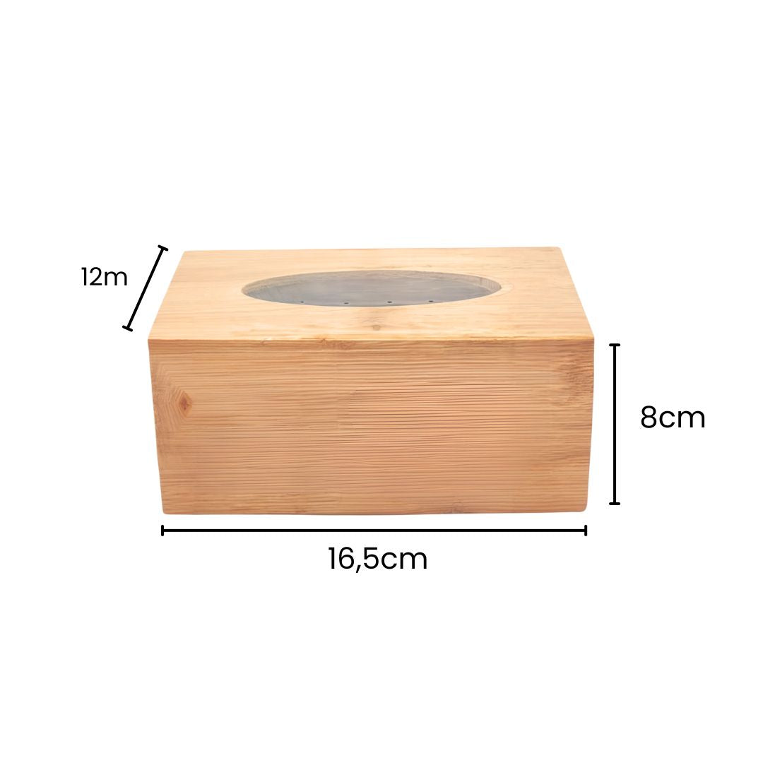Fair Caja para Pañuelos de Bambú