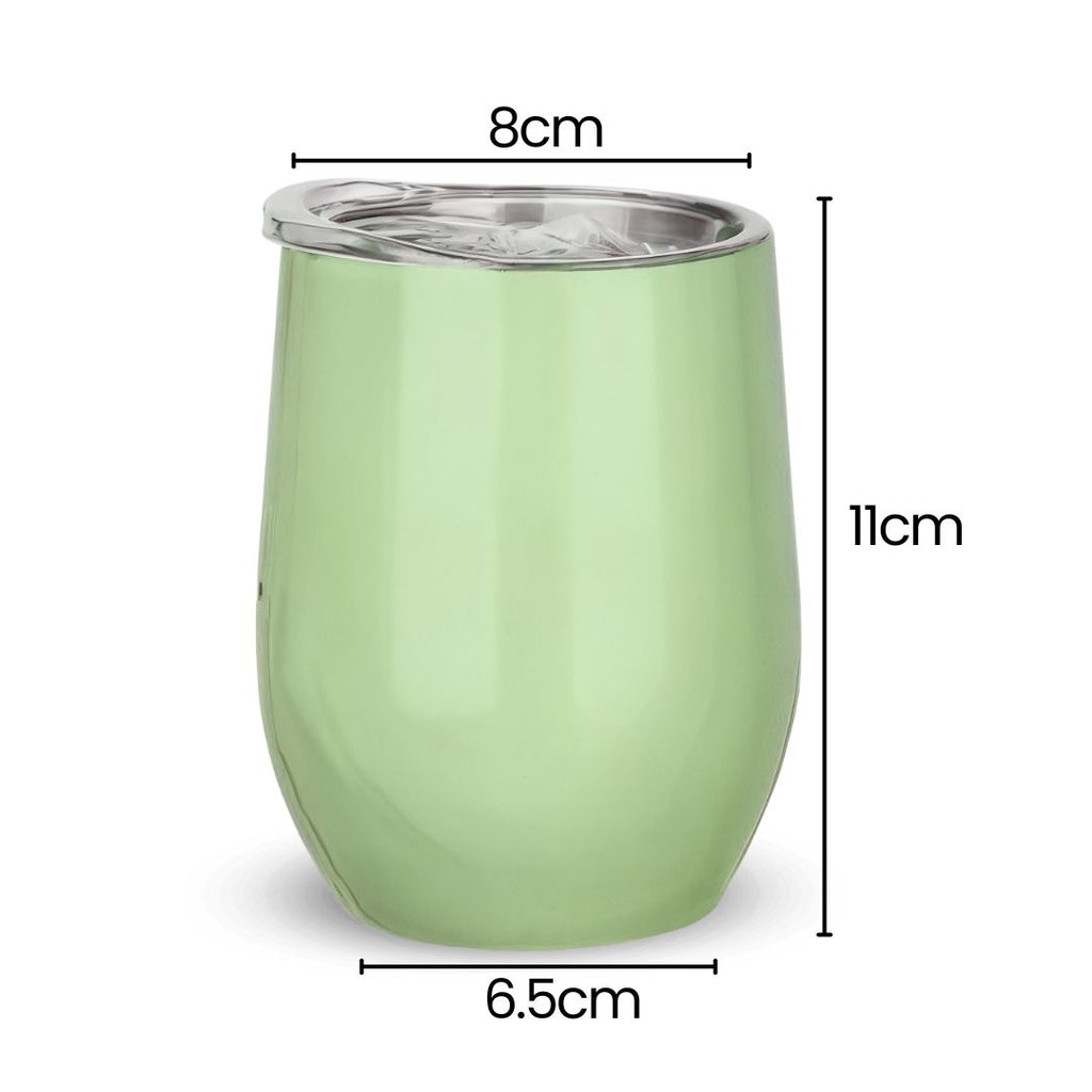 Fair Botella Taza Térmica Oval Acero Inoxidable Sublimable 360ML