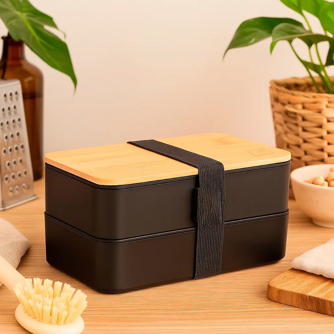 Fair Lonchera Bento Box bamboo 2000ml