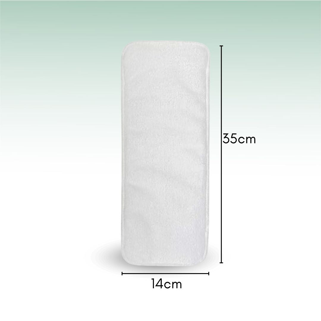 Fair Inserto Pañal Absorbente Microfibra 3 Capas Blanco