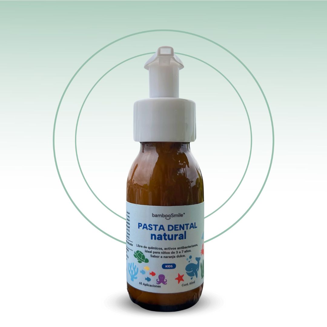 BambooSmile Pasta Dental Natural 60ml - Cuidado Bucal Ecológico Portátil